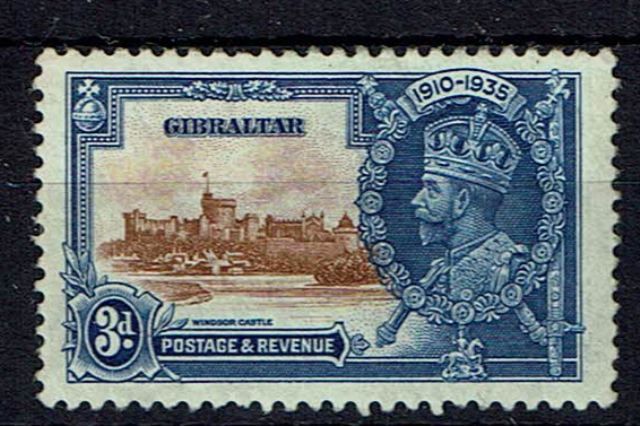 Image of Gibraltar SG 115b MM British Commonwealth Stamp